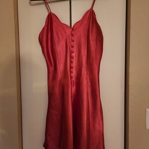 Classic Hot Pink Slip Dress